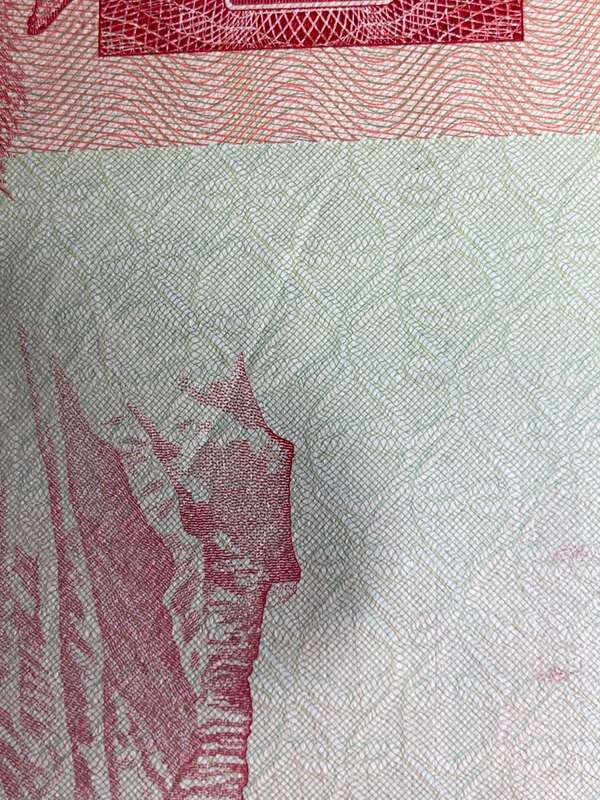 Stals R50 ERROR AA prefix * seems to have a embedded fold when printed