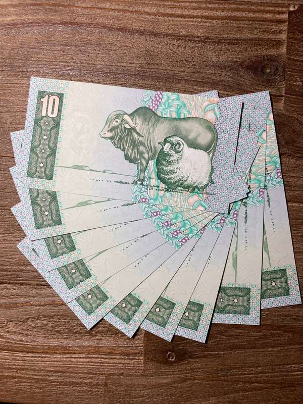 De Kock R10 - 10 in sequence uncirculated