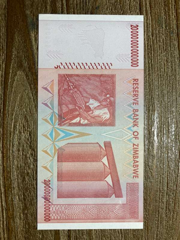 Zimbabwe * 20 TRILLION DOLLARS * get them while they are available few left *