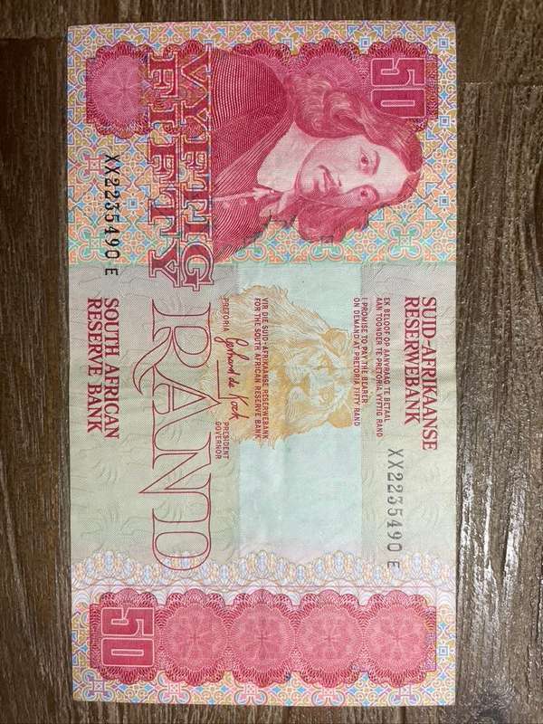 GPC de Kock  ***  R50  ***  1984 3rd issue  ***  REPLACEMENT XX