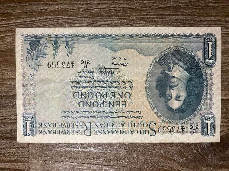 MH de Kock  ***  1 Pond  ***  Third issue 1958  ***  Crisp and very decent grade to collect