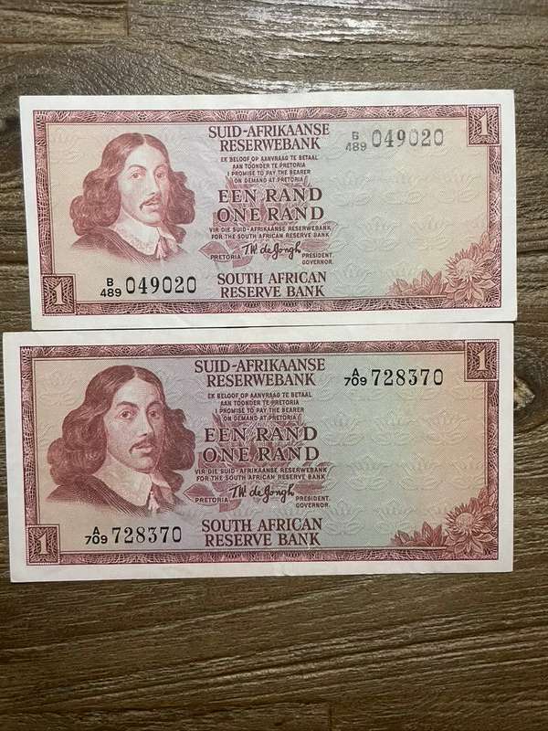 TW de Jongh  ***  R1  ***  Small and large note  ***