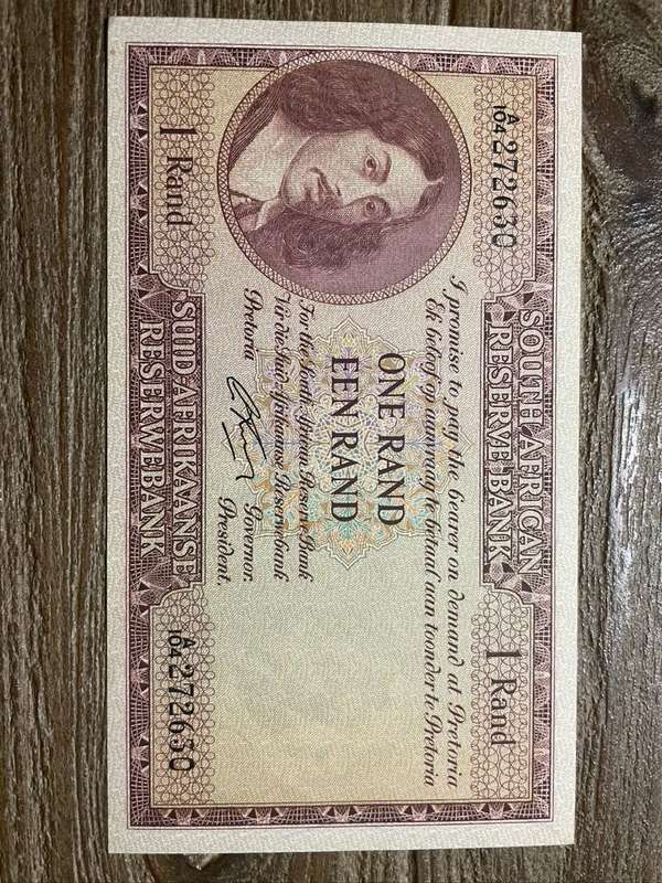 Rissik  ***  R1  ***  1962  first issue  ***  Uncirculated condition