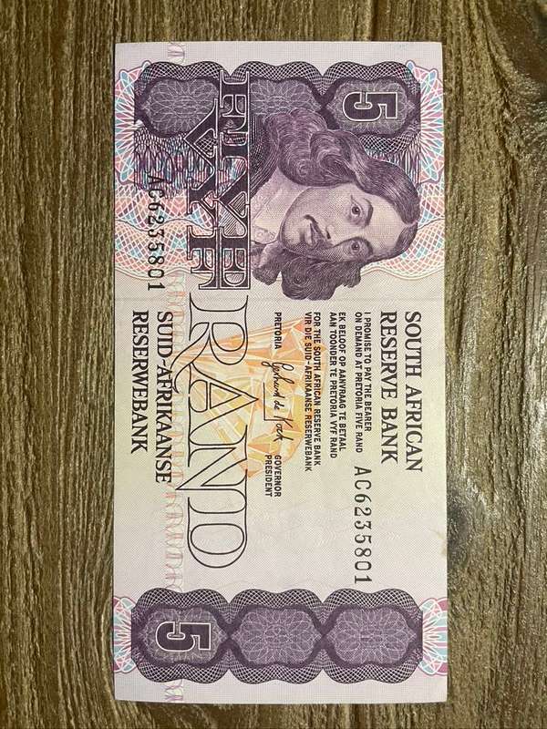 GPC de Kock  ***  R5  ***  1989 third issue  ***  uncirculated