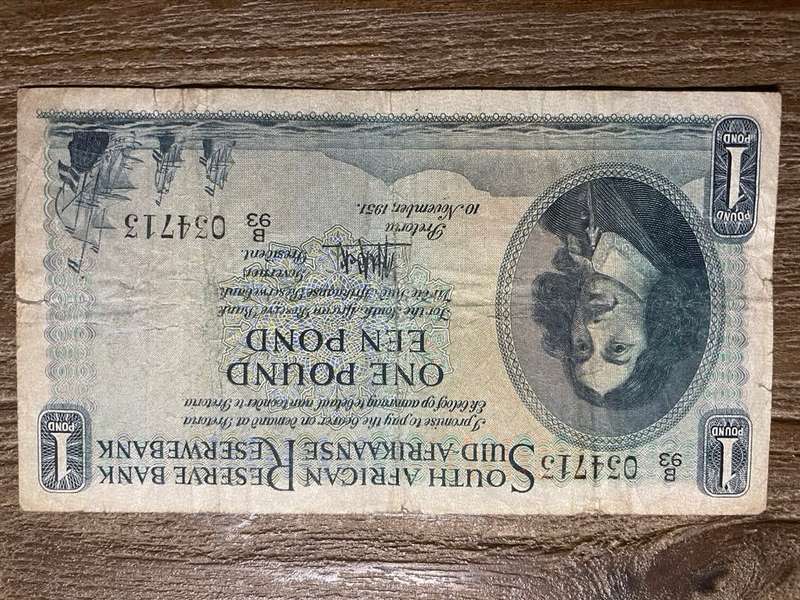 MH de Kock  ***  een Pond  ***  1951 Third issue  ***  Vf condition