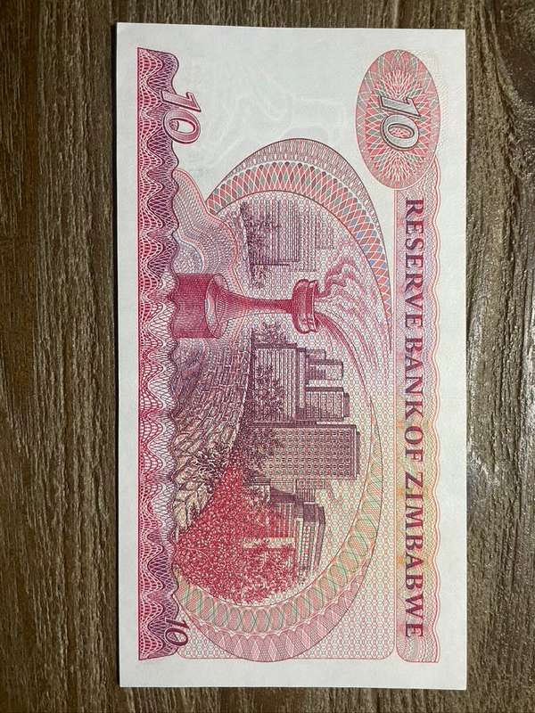 Zimbabwe  ***  $10  ***  1983  ***  uncirculated