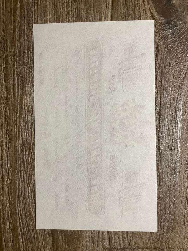 Green Point Track tokens - Boer Prisoner Money  ***  1 shilling  ***  one side print  ***