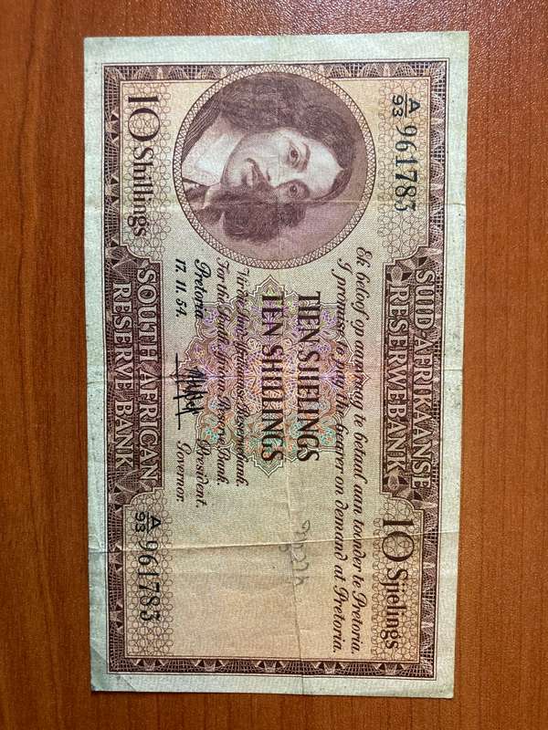 MH de Kock  ***  10 Shilling   ***  Third issue  ***  Very decent filler