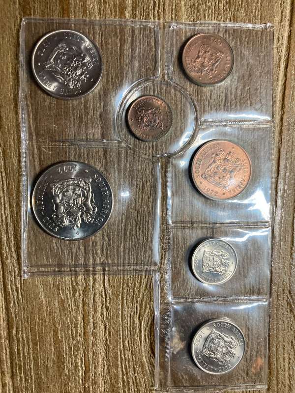 1972 *** uncirculated set * no R1