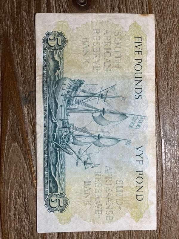 MH de Kock  *  5 pounds  *  Difficult 1949 second issue  *  highly collectable