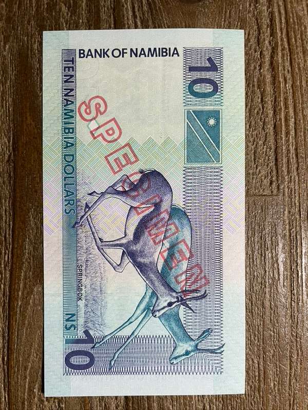 Namibia  *  R10 SPECIMEN  *  A series  *  highly collectable