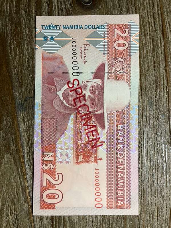Namibia  *  R20 SPECIMEN  *    *  highly collectable