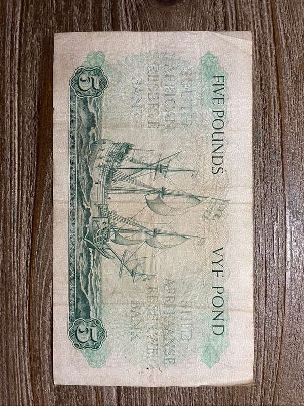 MH de Kock  *  5 pounds  *  third issue 1956  *  all there decent condition
