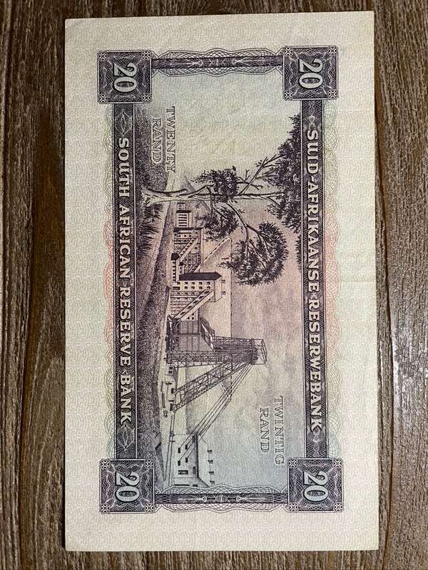 MH de Kock  *  R20  *  fourth and only issue  *  headturning note