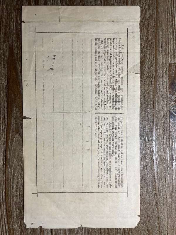 ZAR boer war note  *  one pond  *  Pietersburg issue 1901  *  please note tear at bottonand rhs