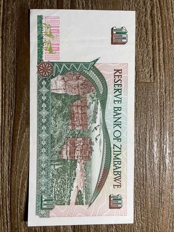 Zimbabwe  *  $10  *  1997  *  au condition