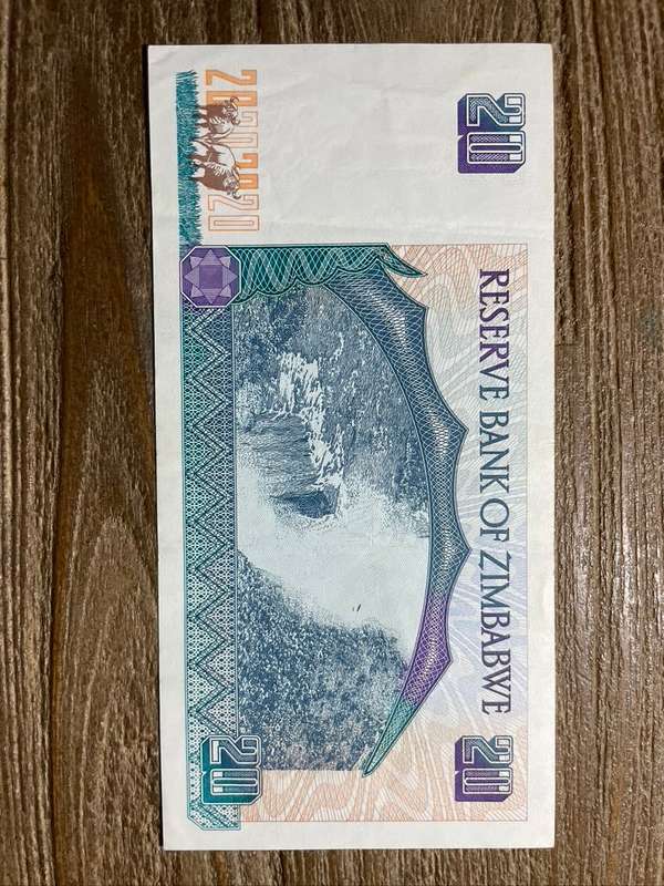 Zimbabwe  *  $20  *  1997  *  au condition