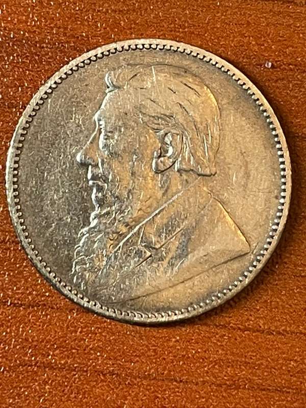 1895 *** Shilling *** ZAR *** VF details