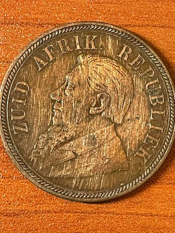 1892 *** ZAR Penny *** Low mintage of 27 842