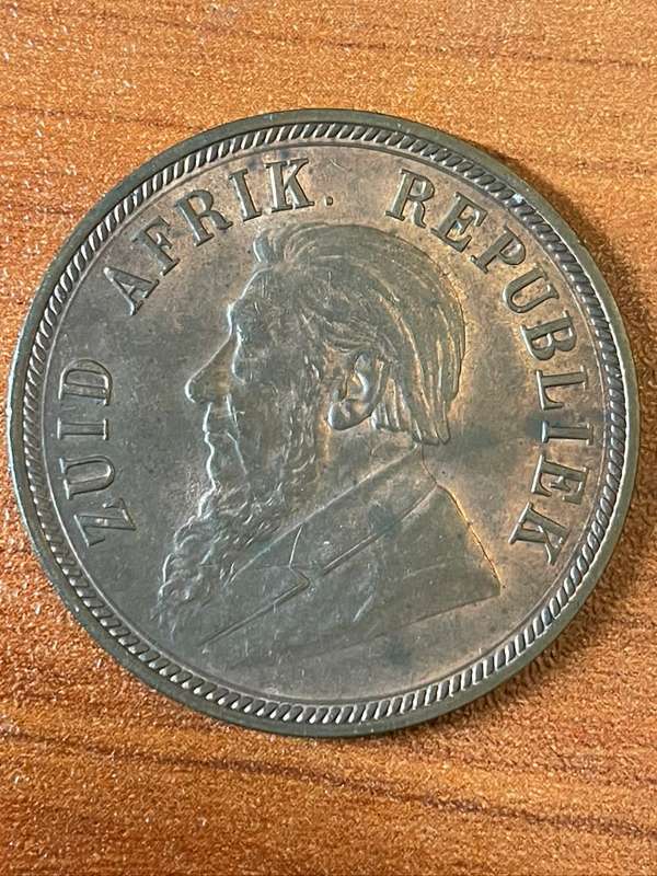 1898 *** ZAR Penny *** Good filler vf