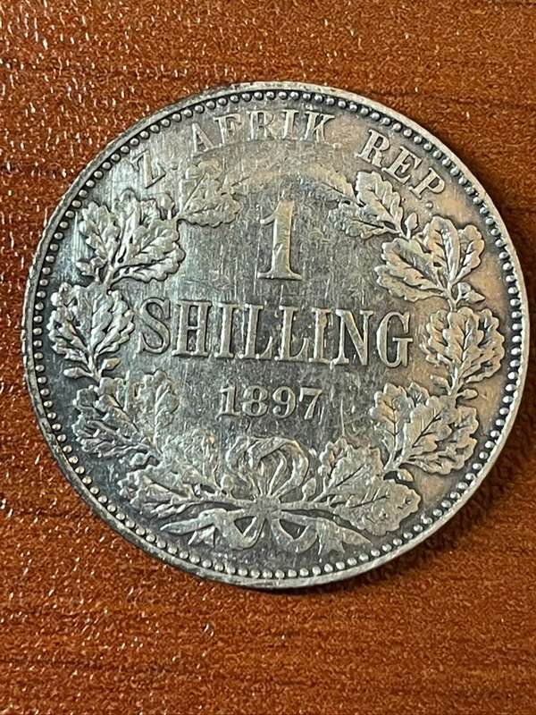 1897 *** Shilling *** ZAR *** pity it is polished