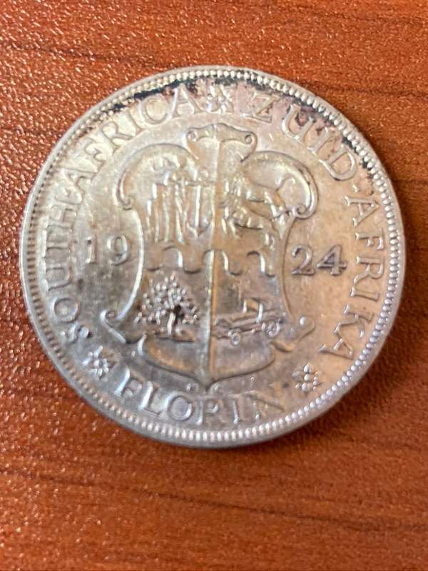 1924 *** 2 Shilling *** VF details