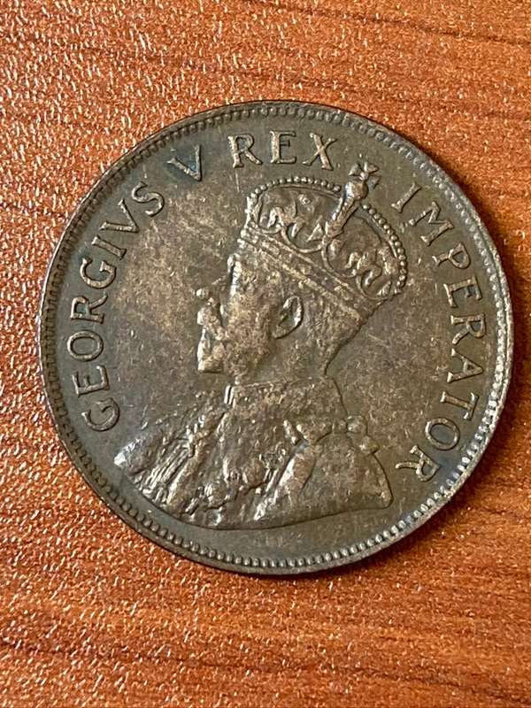 1929 *** Penny  *** Vf condition *** Scarce coin