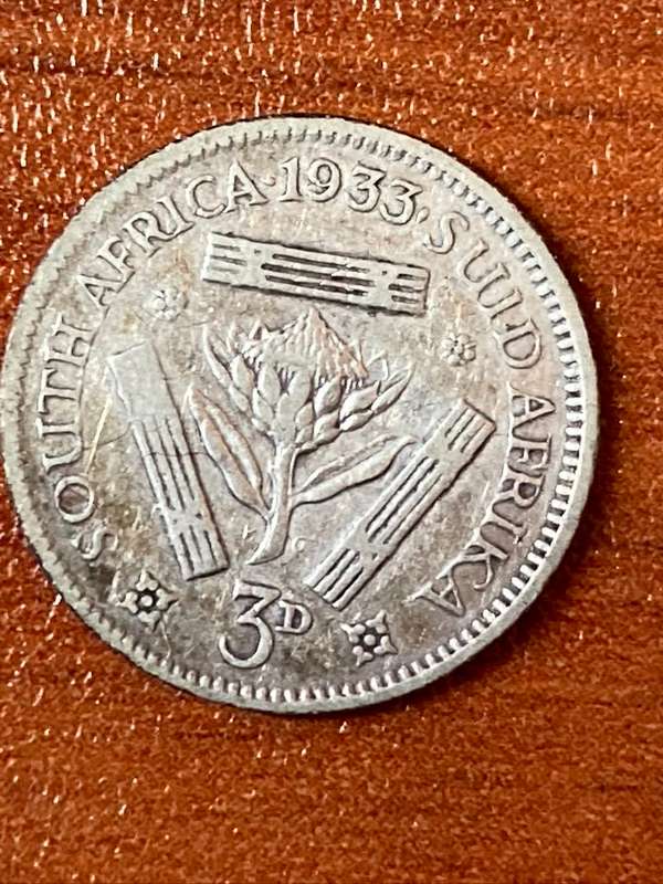 1933 *** 3P *** XF details, still collectable