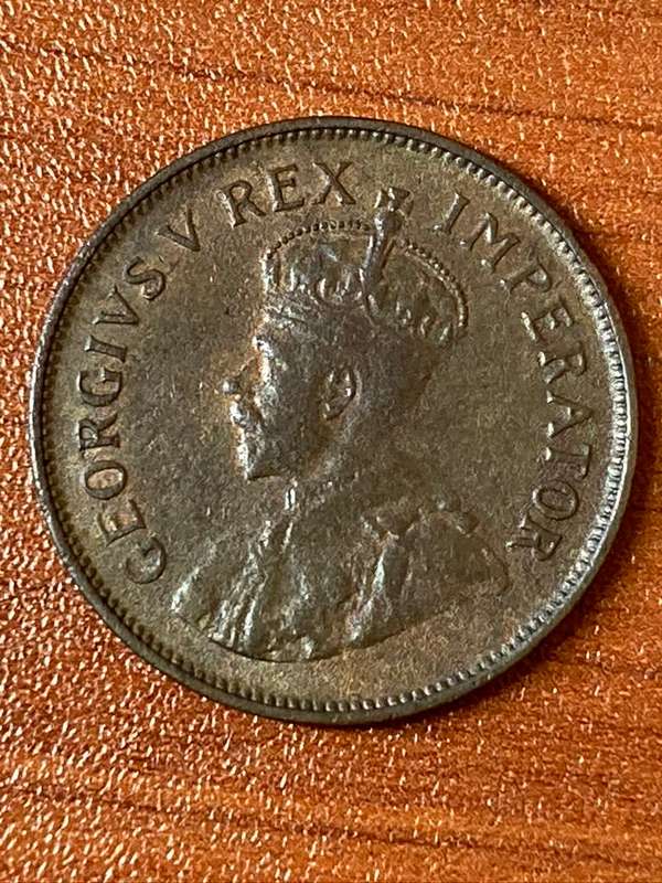 1929 *** 1/2P *** Vf condition *** Scarce coin