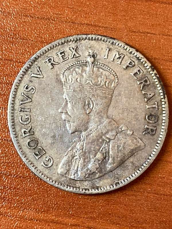 1930 *** 2 1/2 Shilling *** Vf condition *** Scarce coin