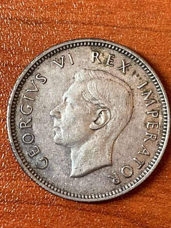 1947 *** Shilling *** Mintage 9784 *** vf+