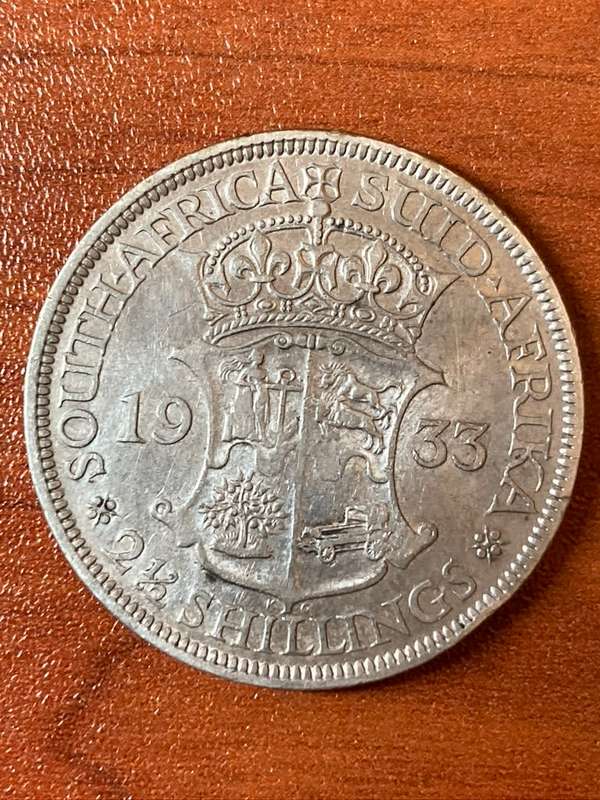1933 *** 2 1/2 Shilling *** very good grade