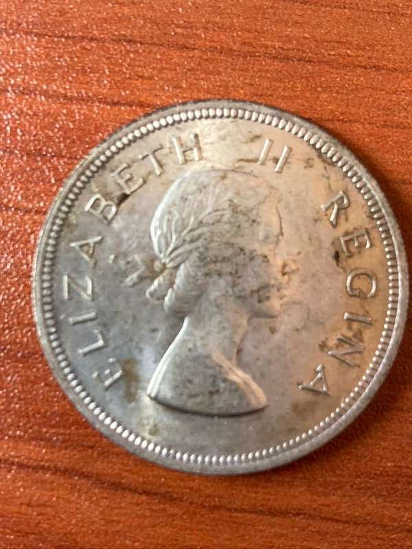 1960 *** 2 1/2 Shilling *** Scarce mintage of 12168