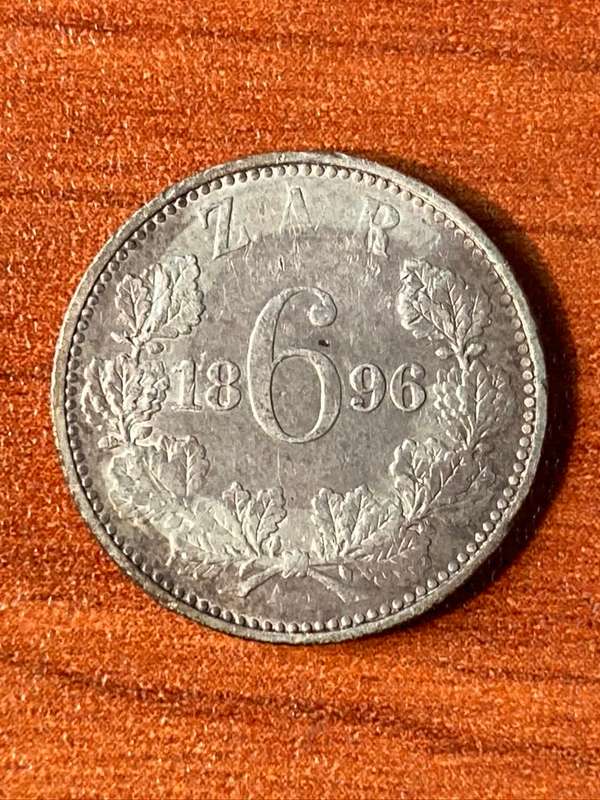 1896 *** 6P *** Please note significant scratch but decent grade