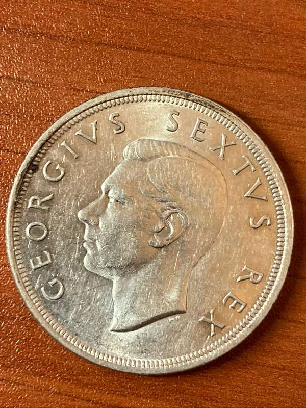 1950 *** 5 Shilling *** attractive coin and decent strike scarce crown