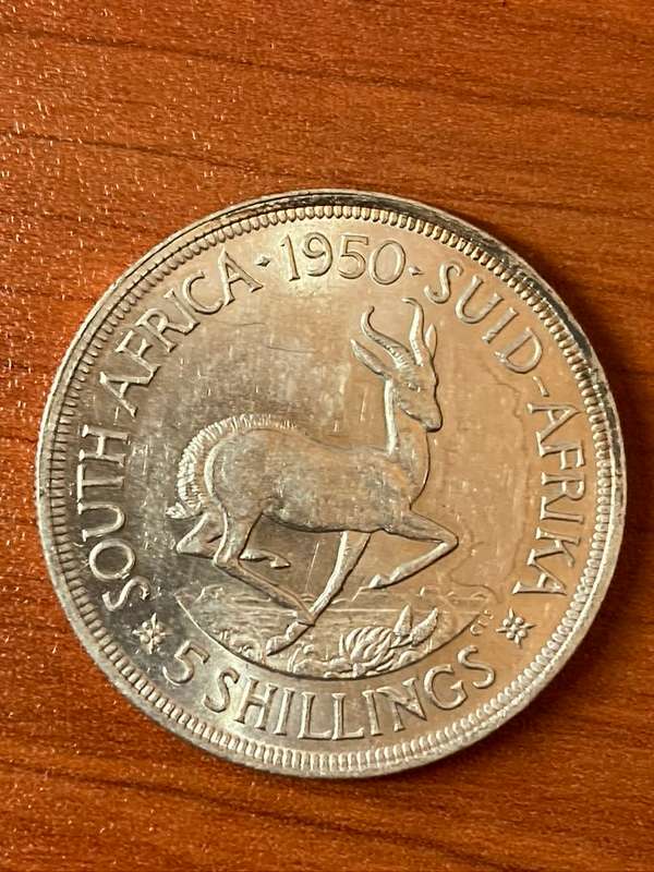 1950 *** 5 Shilling *** attractive coin and decent strike scarce crown