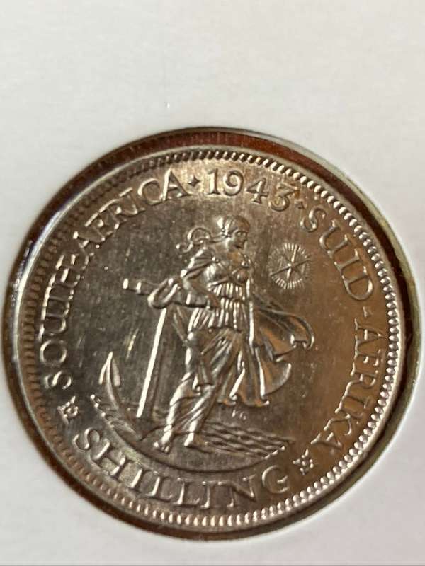 1943 *** Shilling *** ex dealer uncirculated stock