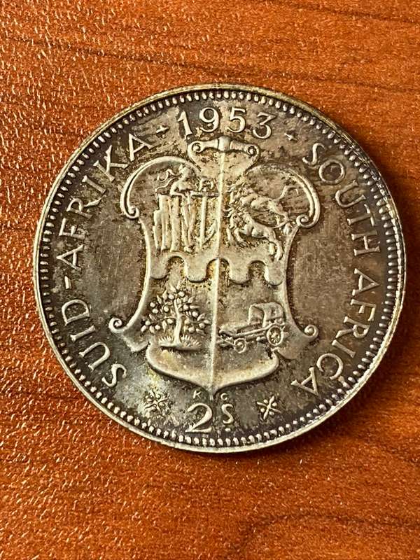 1953 *** 2 Shilling *** top coin, rich colouring and collectable