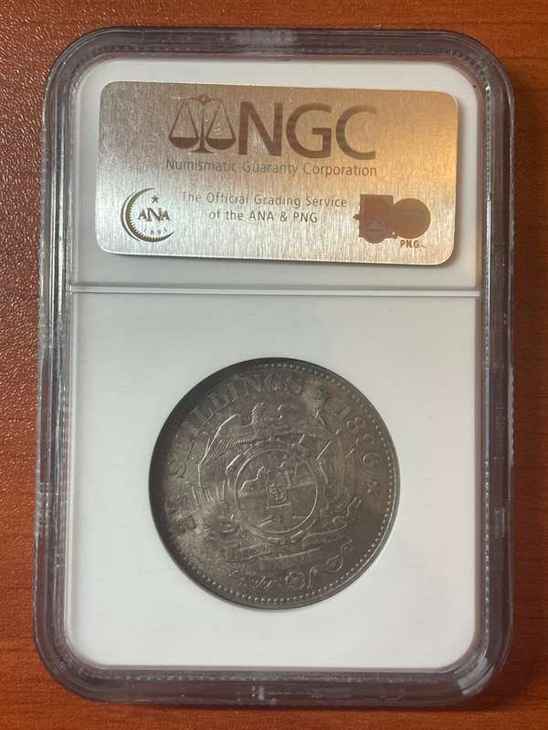 1896  ***  2 1/2 shilling  ***  MS63  ***  Has everychance  to regrade as a MS64