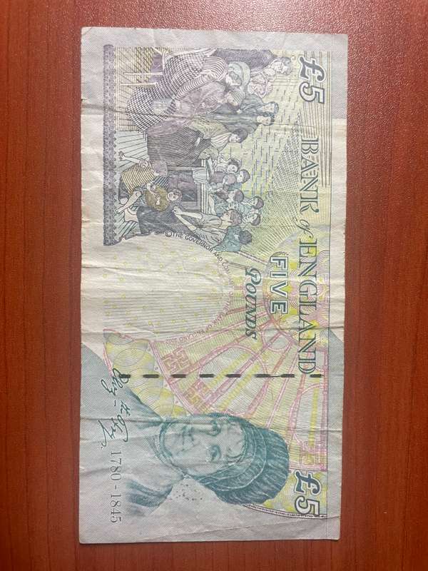 Bank of England *** 5 pounds *** Circulated