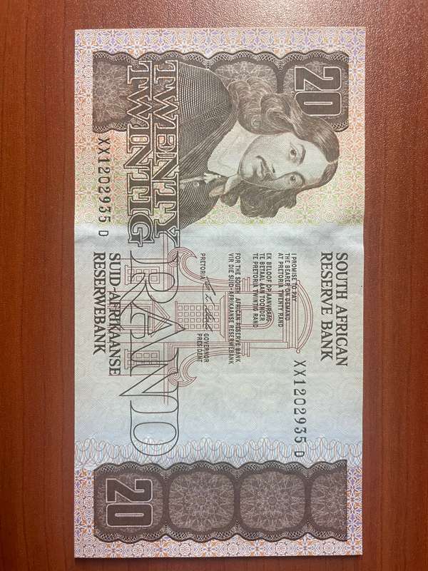 Stal *** R20 Replacement note 1990 first issue *** Top note