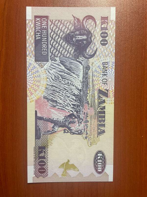 Zambia *** 100 kwancha *** top condition