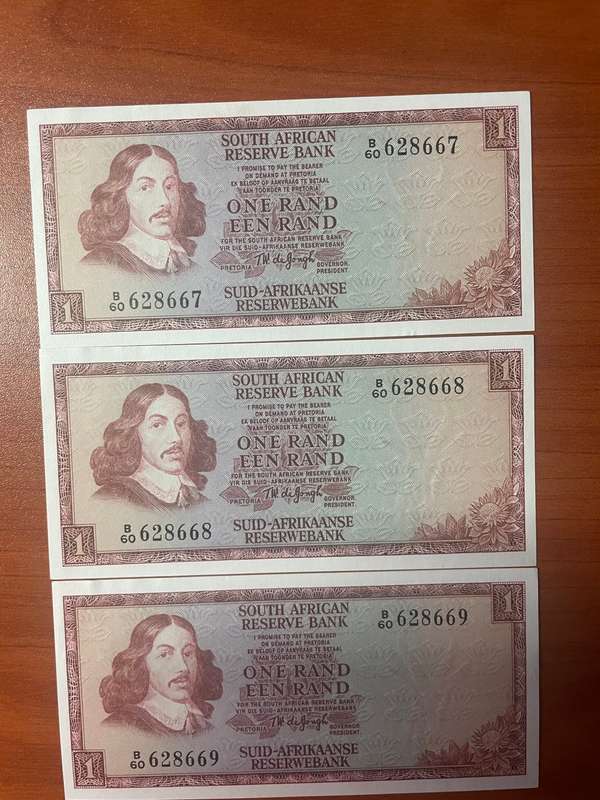 De Jongh *** R1 *** 1973 *** second issue *** 3 in sequence and good condition