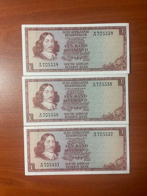 De Jongh *** R1 *** 1973 *** second issue *** 3 in sequence and good condition