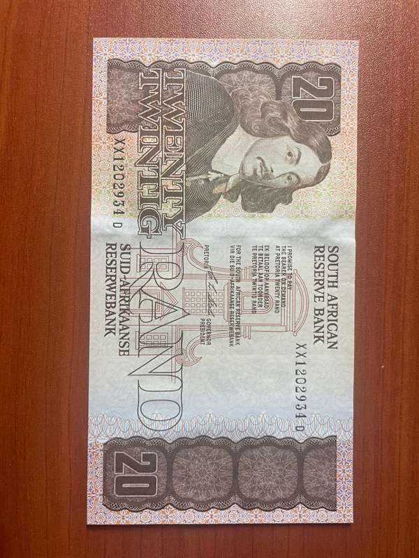 Stal *** R20 *** Replacement note 1990 first issue *** Top note