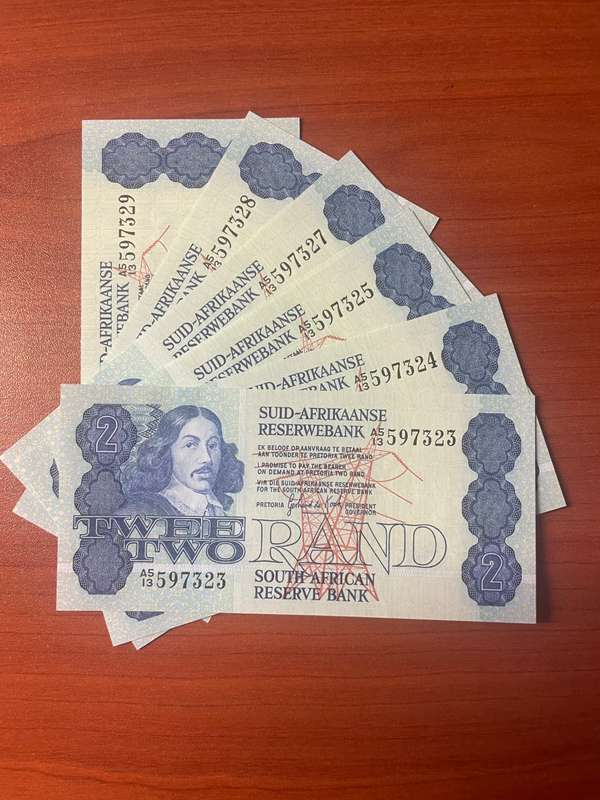 GHC de Kock *** R2 *** 1981 second issue *** 6 consecutive notes