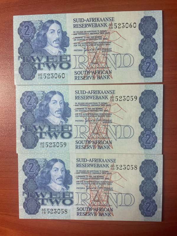 GHC de Kock *** R2 *** 1981 second issue *** 3 consecutive notes