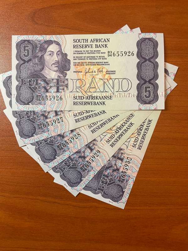 Stals *** R5 ***1990 First and only issue *** 3 consecutive notes