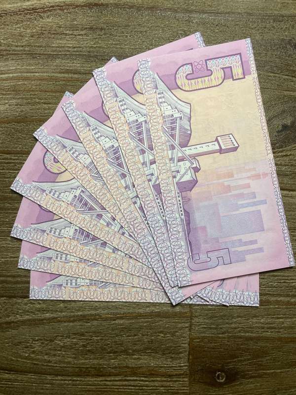 GHC de Kock *** R5 *** 1989 third issue *** 10 consecutive magnificient notes