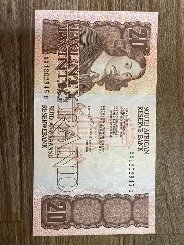 Stals *** R20 ****  1990 first issue *** top replacement note